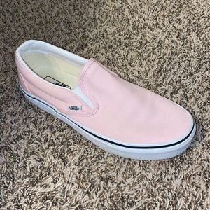 Pink women’s slip-on Vans
